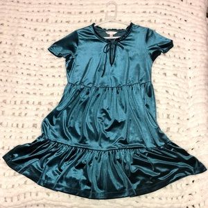 LC Lauren Conrad dress / size XS / velvety teal color